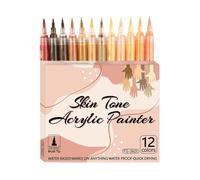 Marqueurs pour le Corps Lavables Stylos Acrylique À Pointe Pinceau Douce