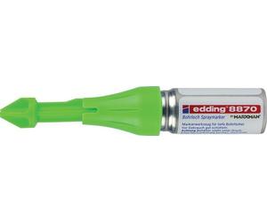 Marqueurs spray Edding 8870 50 mm vert fluo, lot de 5
