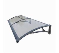 Marquise aluminium et polycarbonate 80x240 cm WERKA PRO