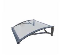 Marquise aluminium et polycarbonate WERKA PRO 80 x 100 cm