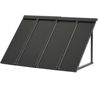 Marquise de fenêtre auvent de porte - protection solaire auvent - marquise de haute qualité 112,5x61x61cm - protection contre les UV et les intempéries