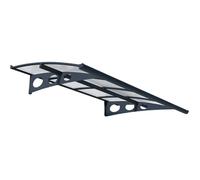 Auvent porte en aluminium Herald 2,23 m Palram - Canopia anthracite