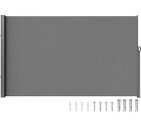 Marquise latérale VEVOR 160 x 300 cm Marquise à parois latérales en tissu polyester 180 g/m² avec revêtementPolyuréthaneMarquise poignée rétractable avec mécanisme à ressort Protection contre les rega