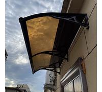 Marquise Porte D'entree Voûté, Auvent De Porte Et Fenêtres En Polycarbonate | Toit De Porte D'entrée, Auvent De Véranda Résistance Aux Chocs, Pour Garage Balcon Fenêtre Extérieur(80*200cm(31"*79))