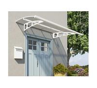 Palram Auvent de porte Canopia Bordeaux 2,23 m moderne Blanc