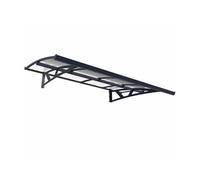 Palram - Marquise transparente Amsterdam 223,5 x 139 cm - Gris - 705458