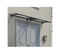 Palram Marquise transparente Altair 302 x 91,5 cm Gris anthracite 705580
