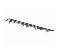 Marquise transparente 670,5x139cm gris 705460