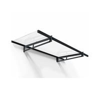 Palram Auvent de porte moderne Bremen 2,05 m Canopia anthracite