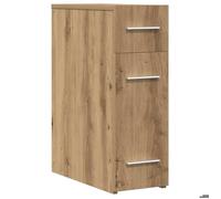 Marron Armoire d'apothicaire, CLARENCE, Armoire à pharmacie/cuisine, chêne artisanal 20 x 45,5 x 60 cm LV2467