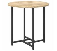 Marron Ensemble de tables d'appoint 2 pcs - CLARENCE - Tables de salon - Chêne Sonoma et noir CC246