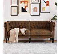Marron SOFA - PHSH - Canapé Marron 182,5x74,5x74,5 cm Polyester C289