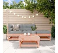 vidaXL Ensemble salon de jardin 4 pièces bois massif douglas