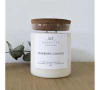 Marrons chauds - maxi bougie 2 mèches