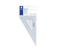 Mars 567 - Equerre Plastique Bleu Transparent 21 Cm 60°/30° Scolaire