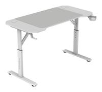 Mars Gaming MGD-ERGO120 Table réglable en hauteur 3 positions tapis ergonomique 120x60cm blanc