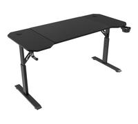 Mars Gaming MGD-ERGO140 Table réglable en hauteur 3 positions ergonomiques Tapis de souris 140x60 cm Noir
