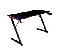 Mars Gaming MGD-X120RGB Table Ergonomique Contrôleur ARGB Tapis XXL Supports Externes 120x60cm Noir