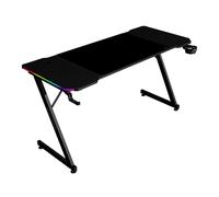 Mars Gaming MGD-X140RGB Table Ergonomique Contrôleur ARGB Tapis XXL Supports Externes 140x60cm Noir