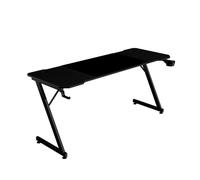 Mars Gaming MGD-X160 Table Ergonomique XXL Tapis Casque et Porte-Boisson 160x60cm Noir