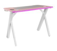 Mars Gaming MGD100RGB Table de jeu rose