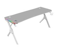Mars Gaming MGDXL Table de jeu RGB 160x60cm Blanc