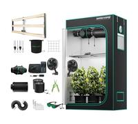 MARS HYDRO FC4000 Smart Grow Tent Kit complet 120 x 60 x 180 cm pour | Samsung LM301H Lampe de culture à intensité variable avec contrôle par application 1680D Kit complet 4"