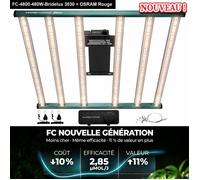 Mars Hydro FC4800 Lampe de Croissance LED 480W Bridgelux 3030 + OSRAM Red Spectre Complet Culture Indoor 120×120cm
