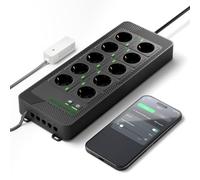 Mars Hydro iHub-Pro 10AC Power Strip Kit, 10-Outlet All-in-One Smart Grow Room Hub, WiFi Environmental Control for Light, Temperature, Humidity & VPD