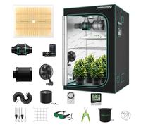 Mars Hydro TSW2000 Kit Culture Indoor Lampes De Croissance，1680d 120x120x200cm Tente De Culture ，Chambre De Culture Kit Complet ，Spectre Complet UV IR avec Kit De Filtre pour Ventilateur en Ligne 6"