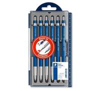Staedtler Mars Technico, Porte-mines bleus de 2 mm avec indication de degré réglable pour artistes et professionnels, Boîte plastique avec 6 porte-mines, 780 C PR5