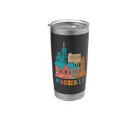 Marseille Gobelet isotherme en acier inoxydable double paroi