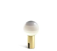 Dipping Light Portable LED Lampe de batterie Marset blanc perle - laiton - 8435516892399