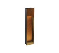 Marset Lab B 60 Wege-/Pollerleuchte, graphite / bois iroko foncé