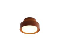 Marset Plaff-on! 16 IP65 Fassadenleuchte, brun rouille