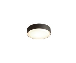 Marset Plaff-on! 33 LED IP54 Fassadenleuchte, brun rouille