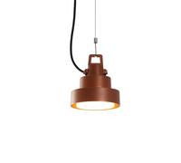 Marset Plaff-on! S 16 IP65 Außenleuchte, brun rouille, avec canopy
