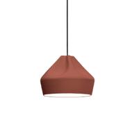 Marset Pleat Box 24 Pendelleuchte, terracotta - blanc
