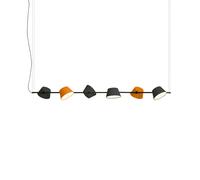Marset Tam Tam 6 Pendelleuchte, noir / orange