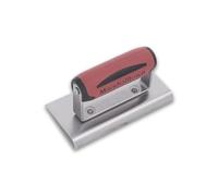 Marshalltown Truelle de Bordure, 14142, extrémités Droites, Manche Durasoft, R 10mm, L 13mm, Acier au Carbone, Dimensions : 152x76 mm