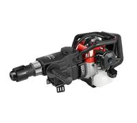 Marteau à essence 33 CC 3 en 1 3200 min-1, 3 forets, 67,2 x 25 x 24,5 cm | Marteau perforateur monocylindre de 1000 W pour briser, buriner, creuser, rainurer, couper et autres opérations sur le béton