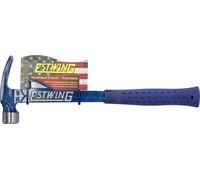 Marteau à panne fendue ESTWING avec clip de levage, manche en vinyle, poids de la tête 670 g, diamètre 32 mm, longueur 405 mm, poids total 1010 g | panne lisse