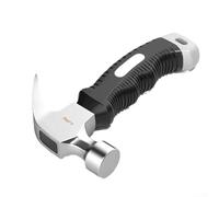 Marteau à pied de mouton 226,8 g en acier à haute teneur en carbone avec support de clou magnétique, outil à main ergonomique à prise douce pour le travail du bois, le bricolage et les projets de