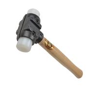 Marteau THOR avec inserts super plastique, démontable, rond (Ø) 32 mm, 690 g, avec manche bois