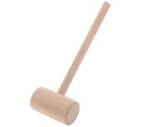 Marteau Artisanal en Bois pour Cuir, Bricolage, Sculpture Maison | Maillet de Travail du Bois, Design Équilibré et Précis, Finition Khaki, Usage pour Projets Maison et Gravure