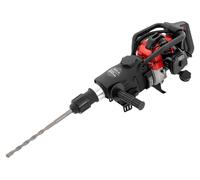 Marteau-burin à essence - 33cc, 2 temps. Marteau-burin électrique - 1000W, 30J d'énergie d'impact, 2300–4000 coups/min, perçage et burinage 4-en-1 pour béton et pierre - Noir