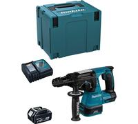 Marteau combiné MAKITA DHR243RTJ1 (1 x 5,0 Ah + DC18RC + MAKPAC 4)