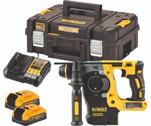 Marteau combiné sans fil DEWALT 18 V / 3,5Ah, avec 2 batteries et chargeur rapide système