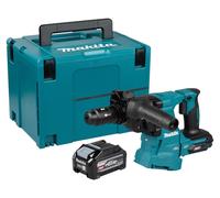 Marteau combiné sans fil Makita HR 012 GU101 40 V max. 3,3 J SDS plus Brushless + 1 batterie 4,0 Ah + Makpac - sans chargeur