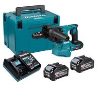 Marteau combiné sans fil Makita HR 012 GU201 40 V max. 3,3 J SDS plus Brushless + 2 batteries 4,0 Ah + chargeur + Makpac